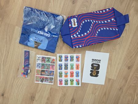 NEU |⚽ FIFA WC 2026 Fan-Paket 🇺🇸 Schal + Kulturtasche