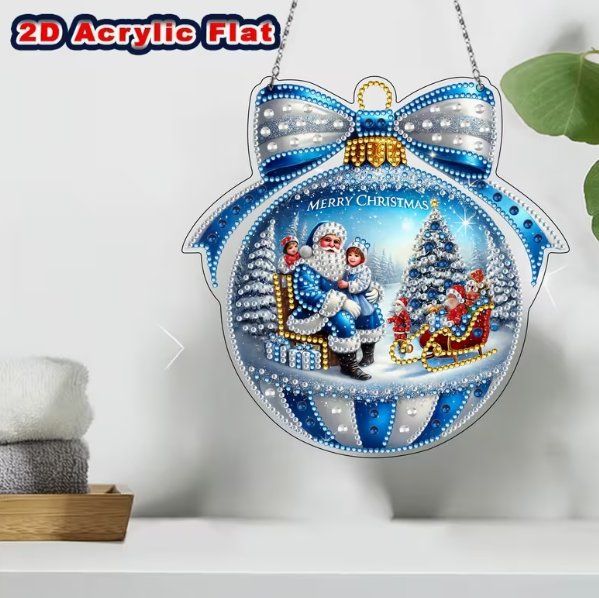 Bastelsets: Diamond Painting Aufhänger Weihnachtskugel – Neu und originalverpackt aus Obergösgen von Diamond-Painting 2