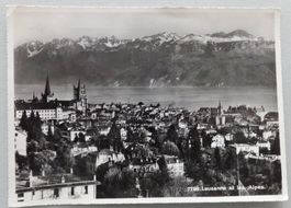 Lausanne et les Alpes