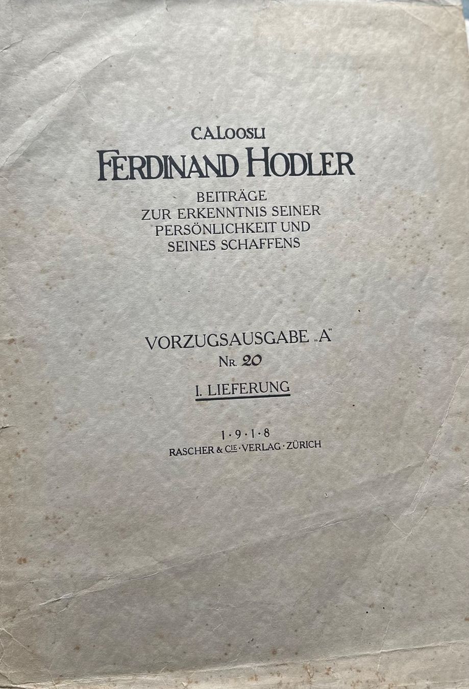 Arts picturaux & lithographies: Ferdinand HODLER "Herbstabend" – D'occasion à Grellingen par luxuskunst 3