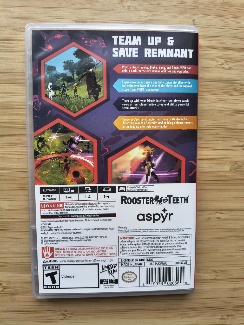Giochi: RWBY: Grimm Eclipse - Definitive Edition (Switch) – Usato da Riedholz venduto da ste_96cd 1