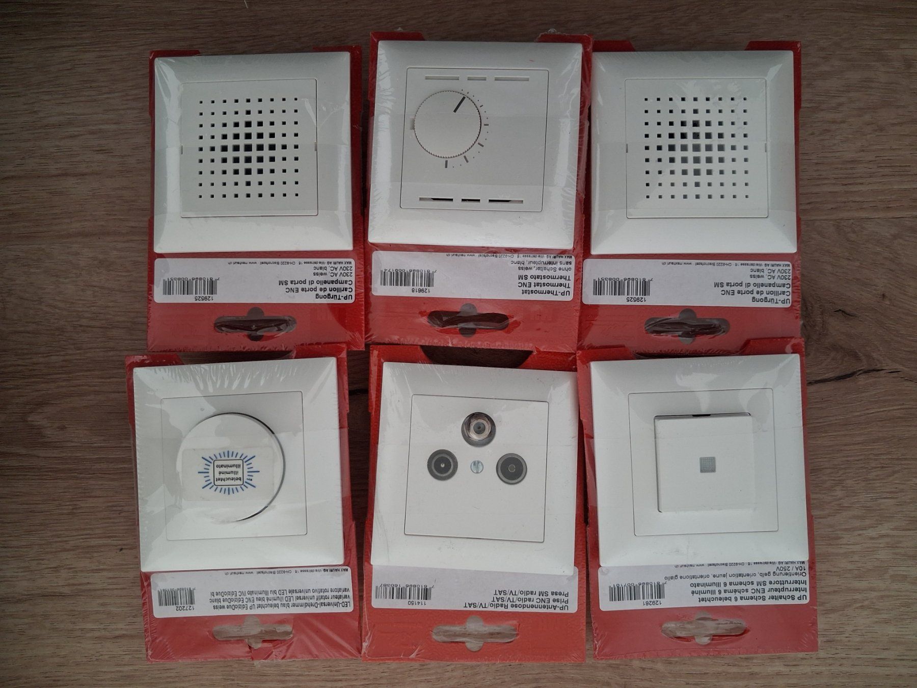 Feller Spine: Nuovi componenti elettrici da incasso, set completo! – Nuovo e nell'imballaggio originale da Jona venduto da wil_5s9h