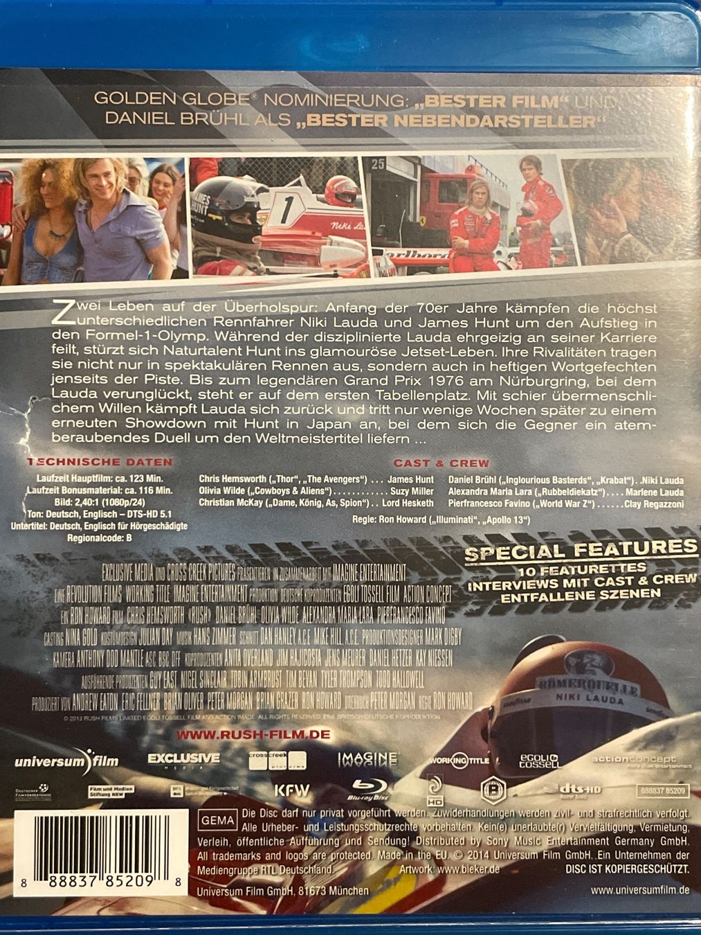 Tutti i DVDs: Rush (2012) – Nuovo (secondo la descrizione) da Waldenburg venduto da Gonzo8 1