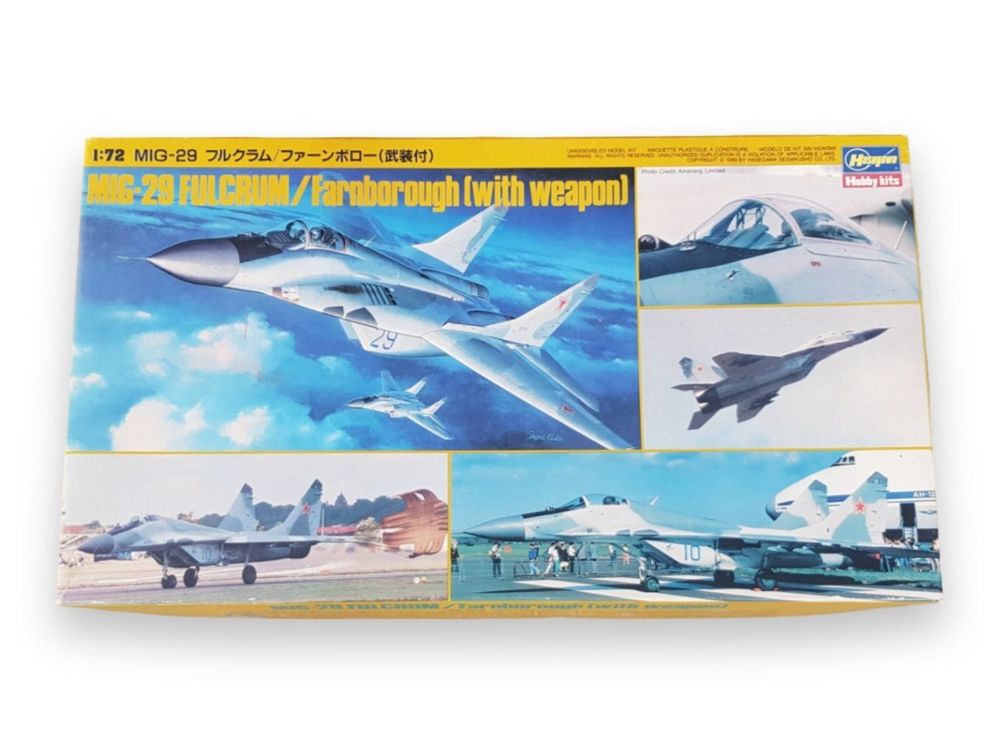 HASEGAWA MIG-29 Fulcrum Modellflugzeug | Kaufen auf Ricardo