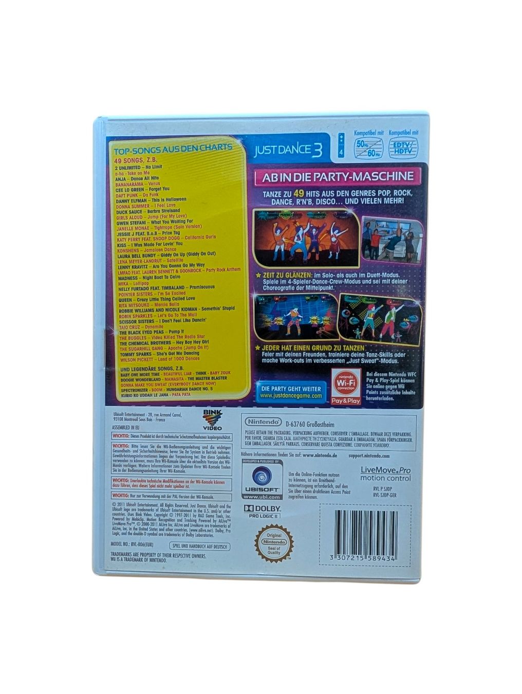Nintendo Giochi: Just Dance 3 Nintendo Wii – Usato da Domat/Ems venduto da IsseldorsShop 1