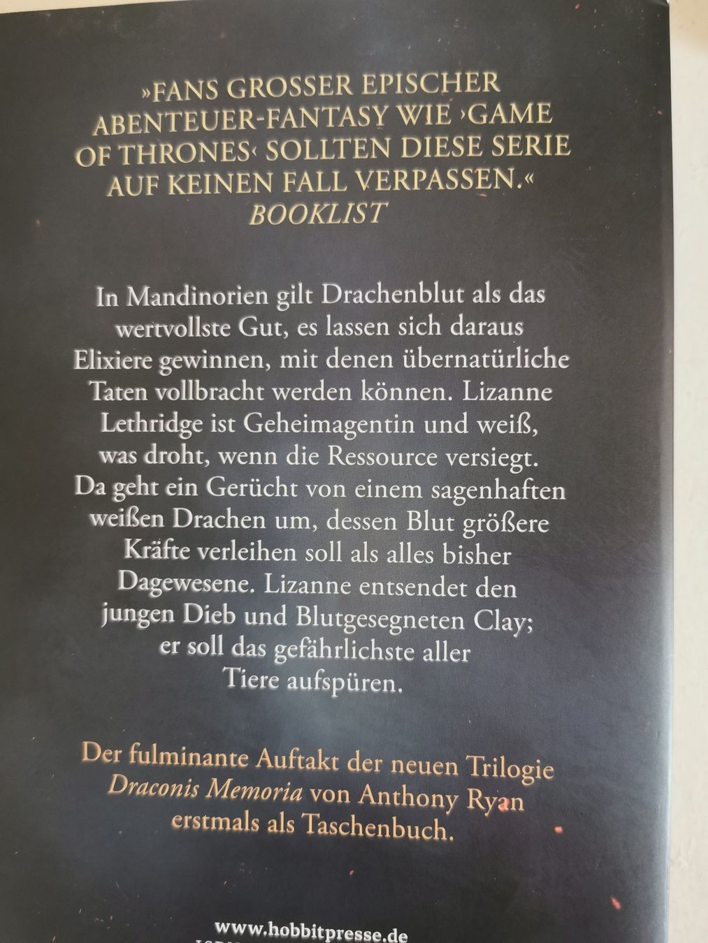 Libri: Anthony Ryan - Draconis Memoria 1 - 3 – Usato da bern venduto da jeannie2006 2