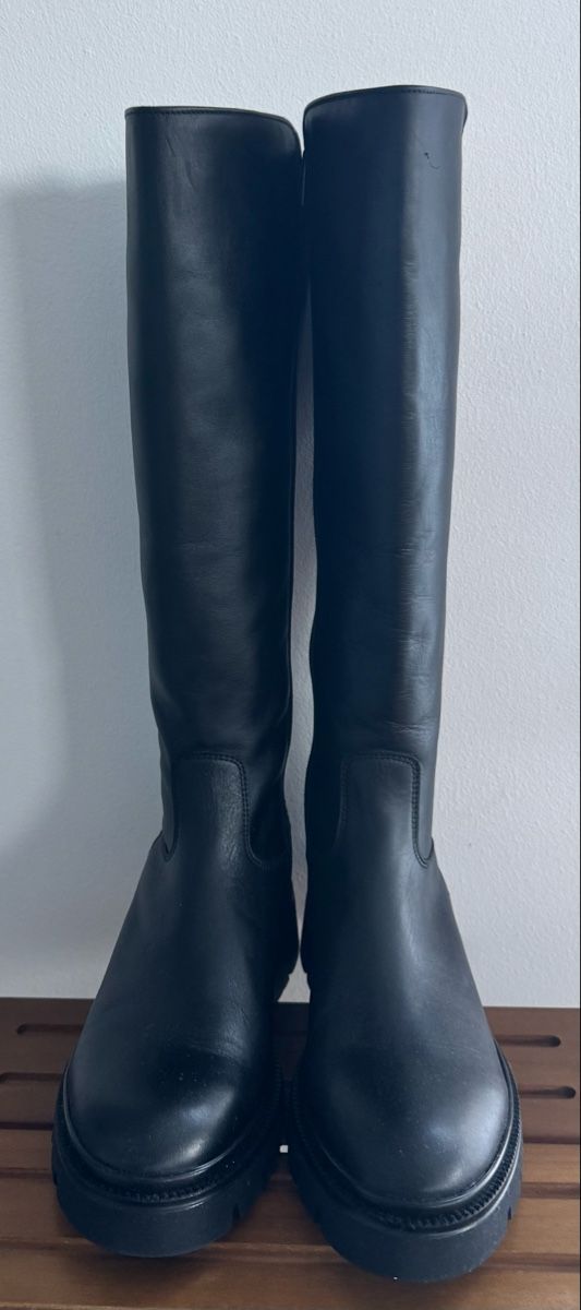 Gabor Damenschuhe: Gabor Langschaftstiefel Leder Schwarz, Gr. 7 1/2 – Neu (gemäss Beschreibung) aus Thun von Tasiba05 4