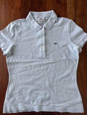 Lacoste Damen Polo-Shirt – Hellblau, Grösse 36