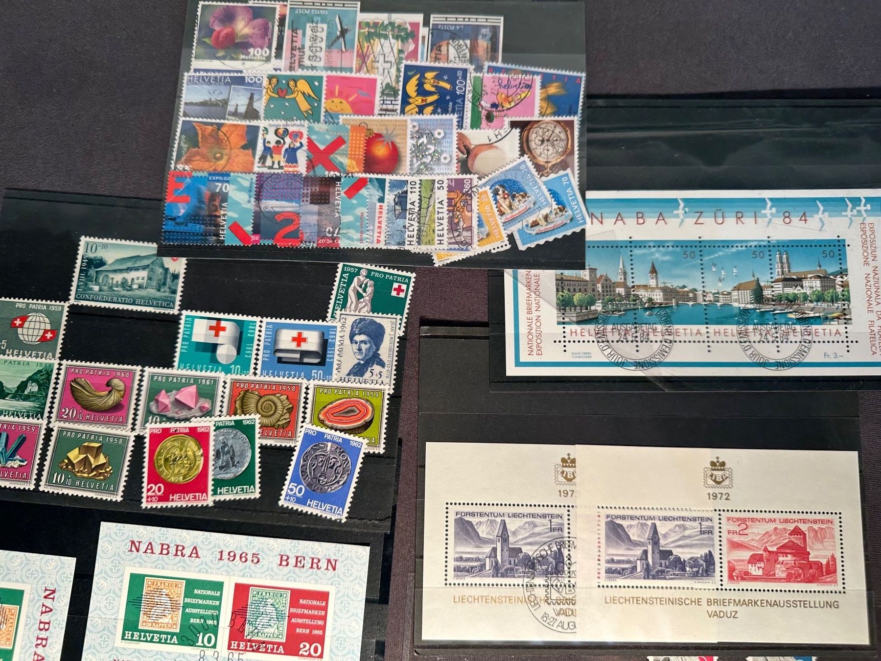 Tutti i francobolli: Sammlung Sitzende Helvecia+ Postfrisch Steckkarten Hoher KAT – Usato da Stettfurt venduto da 2442 6