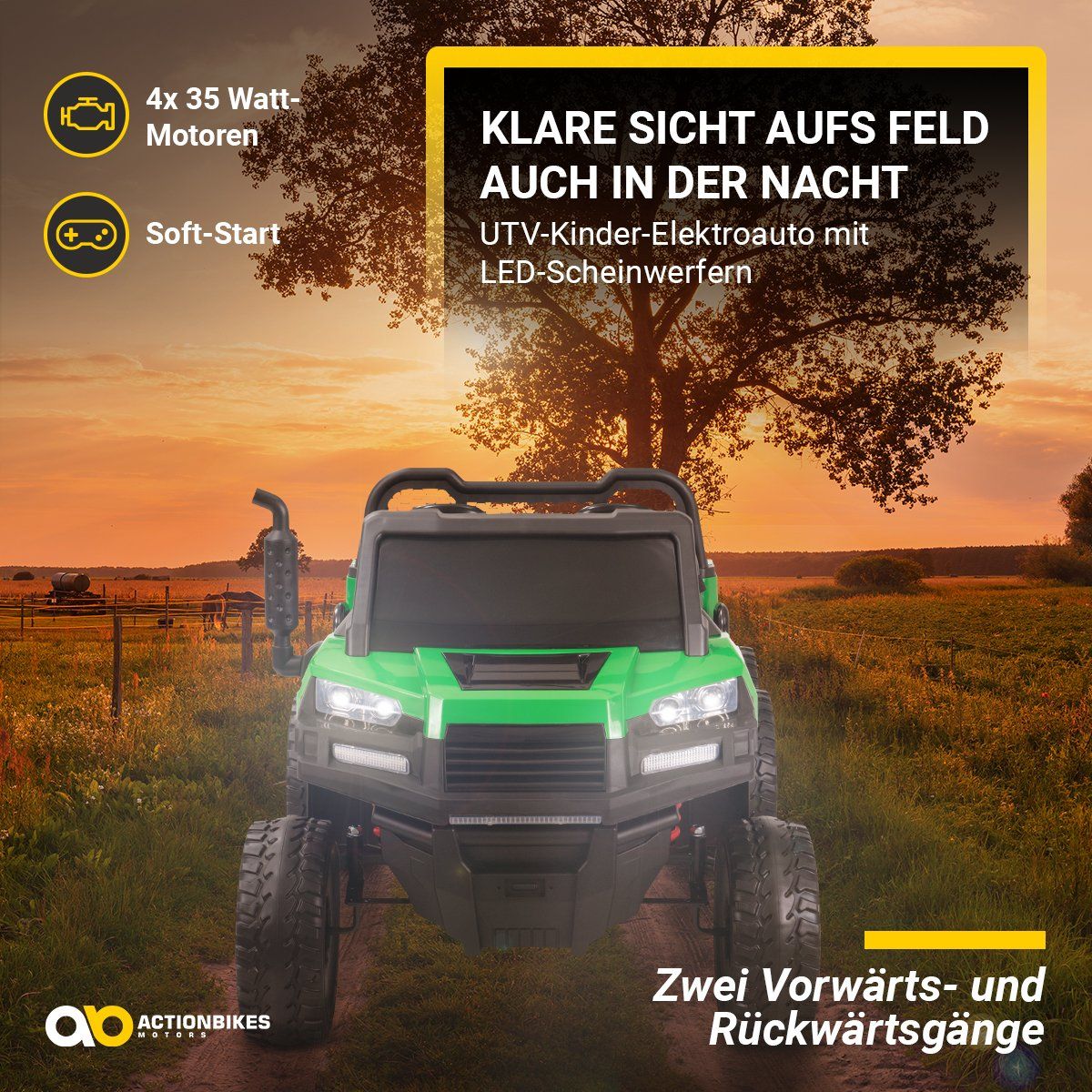 Veicoli per bambini: UTV-Kinder-Elektroauto A730 mit 6x4 Vierradantrieb, 2-Sitzer – Nuovo e nell'imballaggio originale da Cham venduto da G-Money_swiss 1