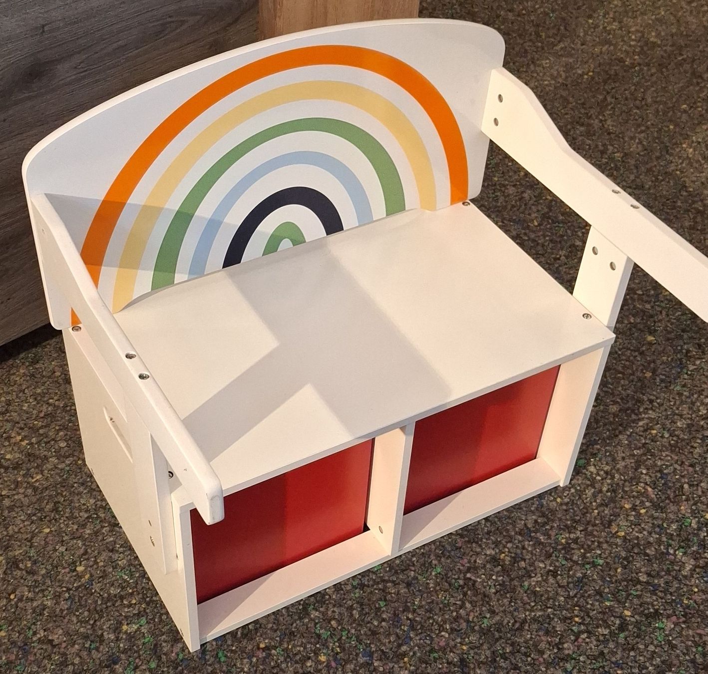 Jouets: Kindermöbel wandelbar weiss Regenbogen – D'occasion à Niederbipp par KiddyBoerse