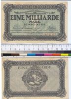 Notgeld «Eine Miliarde Mark» Hauptsparkasse Kiel