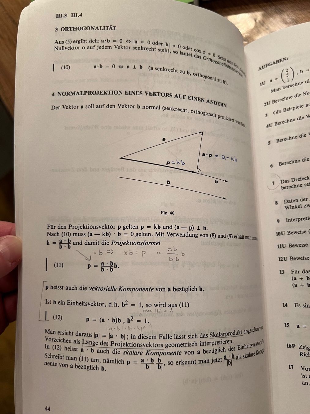 Bücher: Vektorgeometrie - Binz/Friedli – Gebraucht aus Veltheim AG von kronecker 2