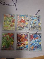 6 Pokemon Trading Cards Illustration Rare Set Bundle