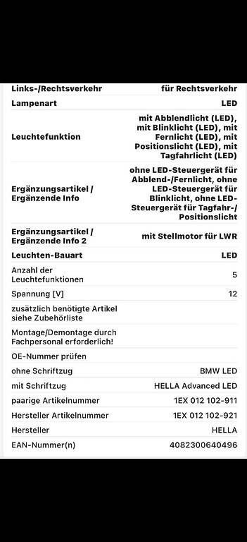 Fari: BMW Hauptscheinwerfer LED HELLA – Usato da Port venduto da lluci_fer 4