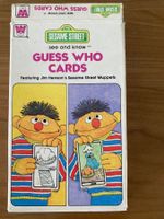 Sesam Street GUESS WHO CARDS 1978