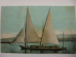 AK  Genève - Barque sur le Lac Léman