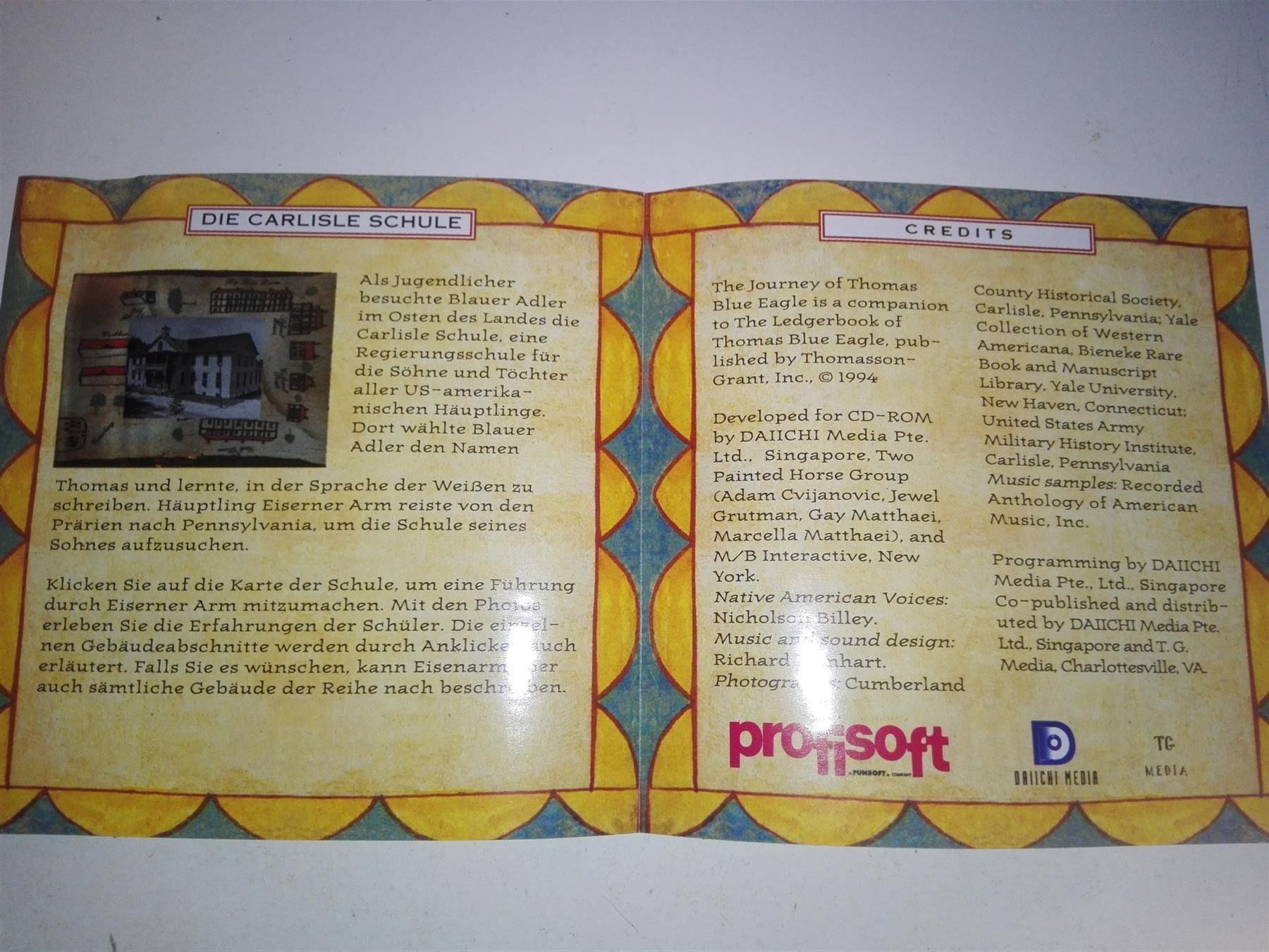 Giochi: Die Reise des Thomas Blauer Adler            (CD-Rom) – Usato da St. Gallen venduto da elk2021 6