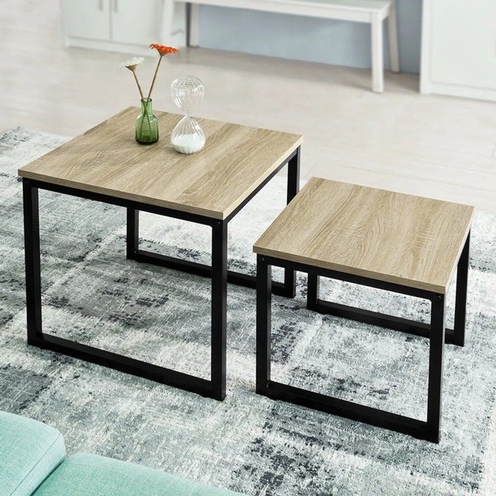 Tische: 2er Set Couchtisch, Satztisch, Sofatisch, Kaffeetisch – Neu und originalverpackt aus Winterthur von aredo 4