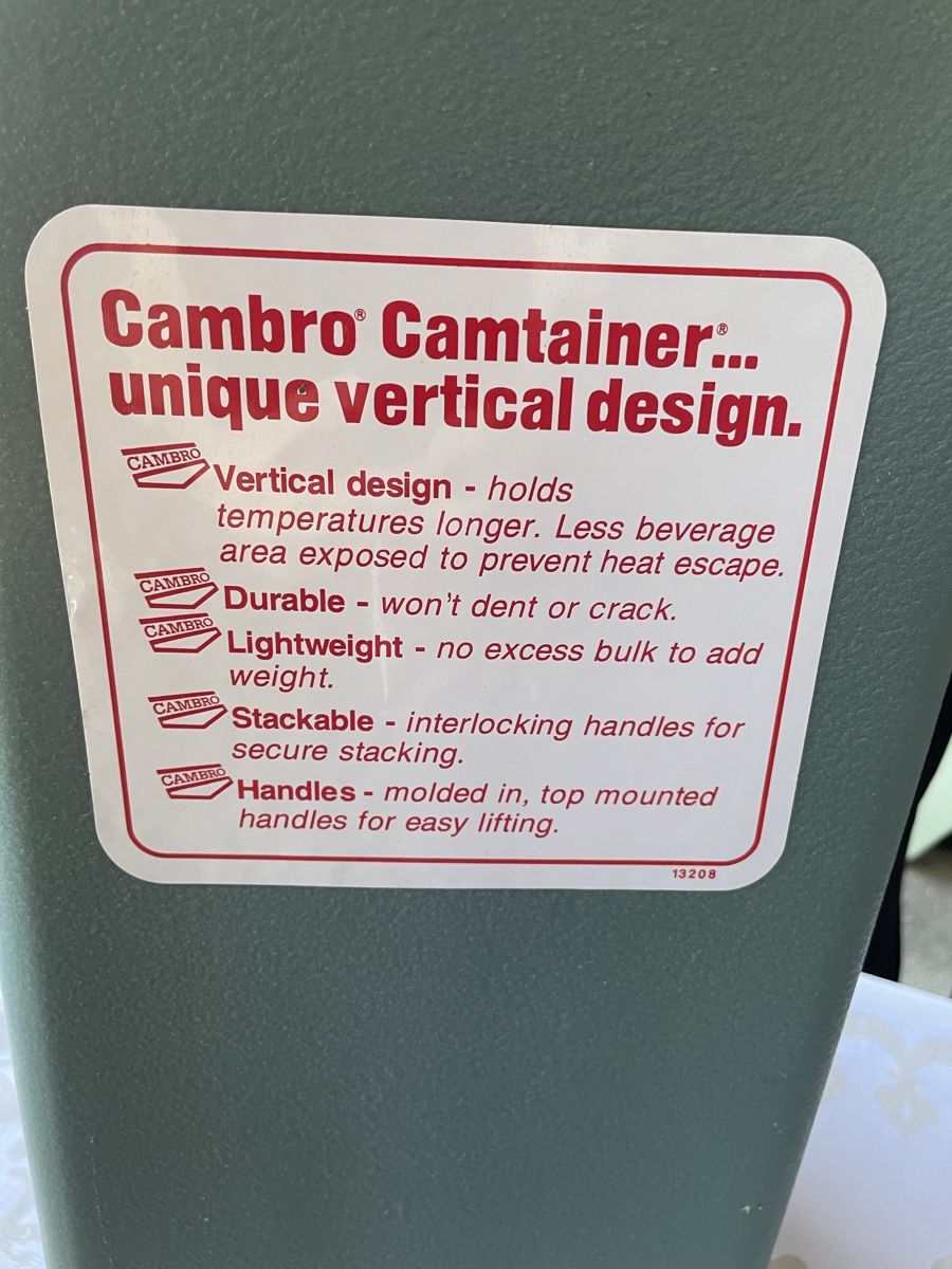 Contenitori & Simili: Cambro Camtainer - Thermosbehälter ca.10L  – Nuovo (secondo la descrizione) da Aarwangen venduto da rpb_xw8h 1