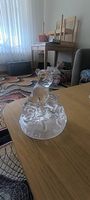 Glas Figur löwe mit junge 