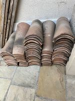 Tuiles rondes avec chevrons