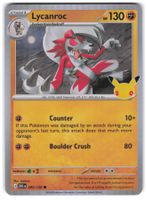 Lycanroc / Wolwerock / 30th Celebration / 30C 085