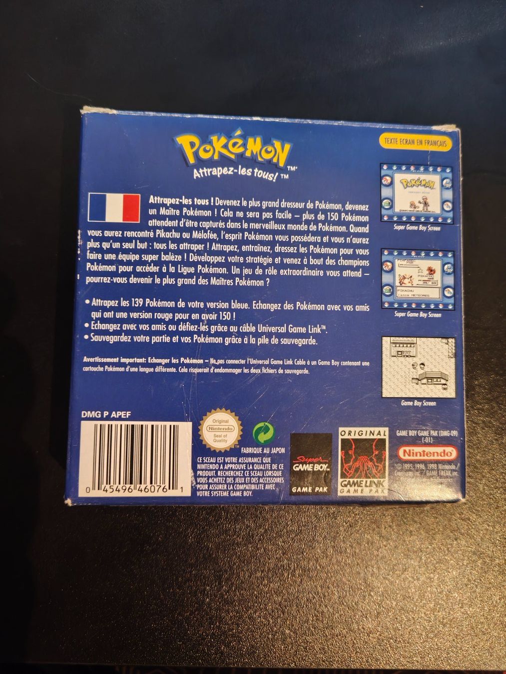 Pokémon Jeux: Pokémon Version bleu Complet en boîte – D'occasion à Monthey par Micro-ondesGame 1