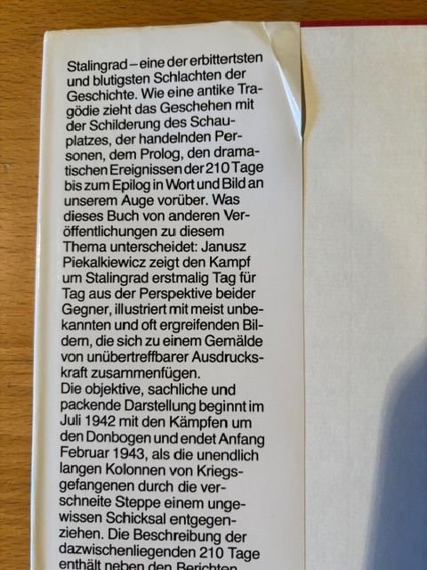 Bücher: Janusz Piekalkiewicz: Stalingrad – Gebraucht aus Seon von retep012 1