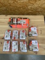 Set Spanngurte / Zurrgurte NEU (9-teilig) – Orange Mamutec