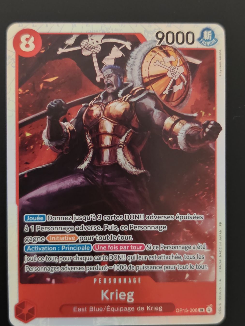Carte collezionabili: One Piece - Krieg OP15-008 Fr – Usato da Cormondreche venduto da pajojo