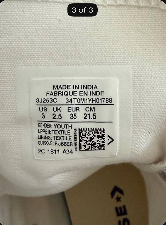Converse Damenschuhe: Weisse Converse – Gebraucht aus Müswangen von ani_6gmf 2