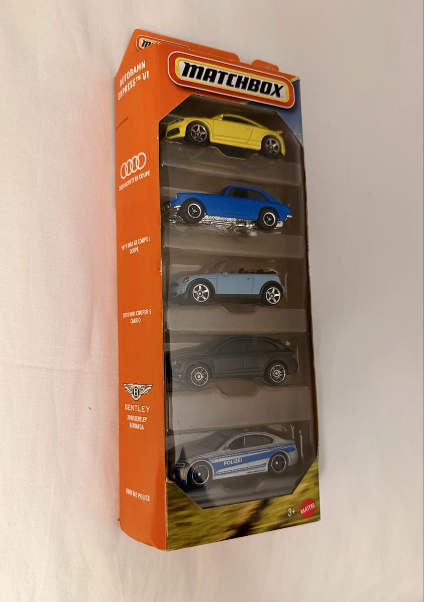 Matchbox Modellini d'auto: Matchbox Autobahn Express 5er Set neu – Nuovo e nell'imballaggio originale da Oberembrach venduto da theZaz 1