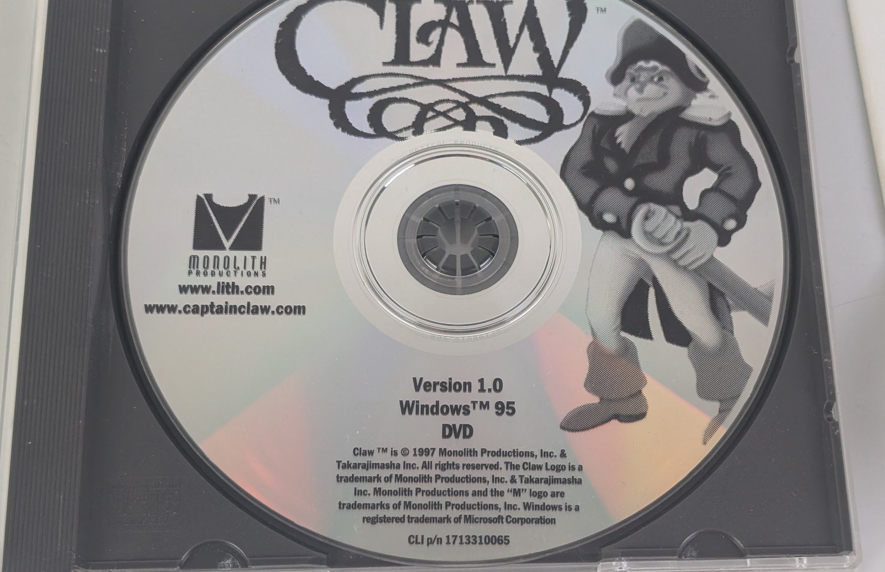 Software: Original PC Game CLAW Version 1.0 Windows 95 DVD Top! – Usato da Zürich venduto da axolottchen 2