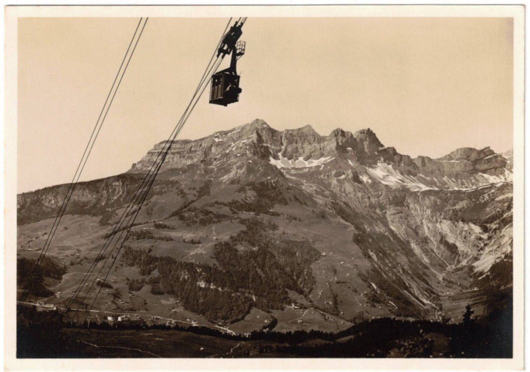 Cartoline postali: Engelberg - Luftseilbahn Gerschnialp--Trübsee – Usato da Binningen venduto da Mountainrider