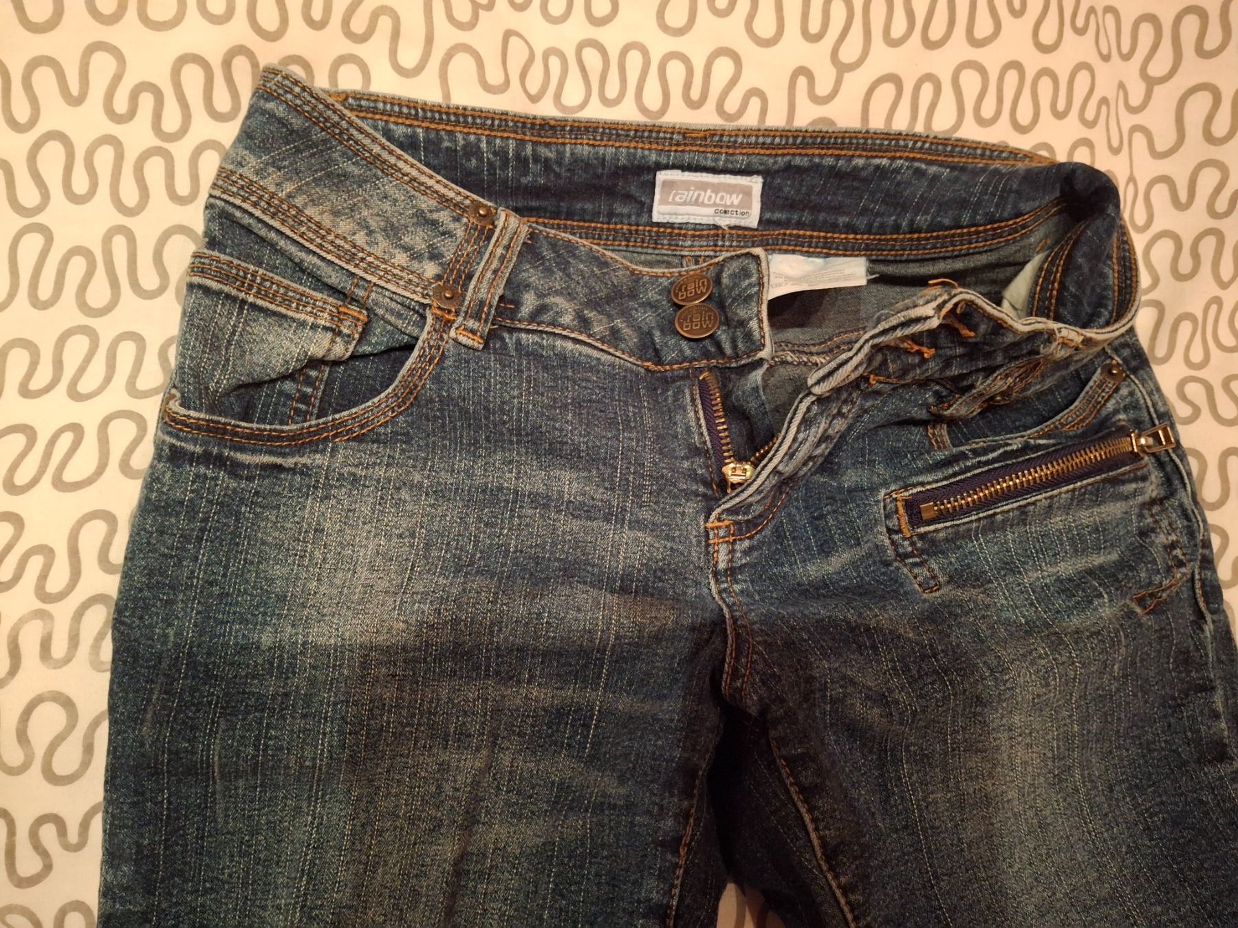 Jeans: Short jeans taille 34 marque Rainbow 97% coton – Usato da Villiers venduto da san_jn5w 5