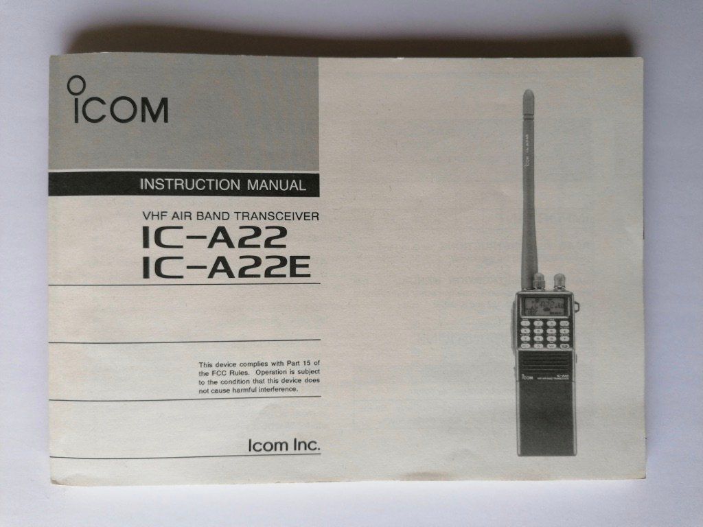 Icom Radiocomunicazione: Funkgerät - icom IC-A22E Portable VHF Transceiver – Nuovo (secondo la descrizione) da Ermenswil venduto da easyric 7