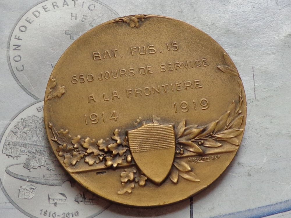 Médaille militaire 1919 (650 jours de service frontière) 2