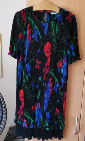 Plissée Cocktailkleid Gr 40