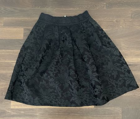 Schwarzer Spitzenrock, festlich, Grösse 38, neuwertig
