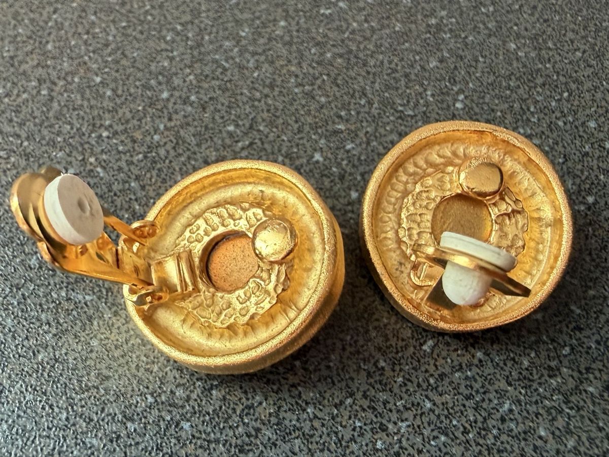 Orecchini pendenti & Orecchini a lobo: Vintage Ohrringe Clips Luxus Modeschmuck  – Usato da Lamone venduto da LaCantinaMagica 7