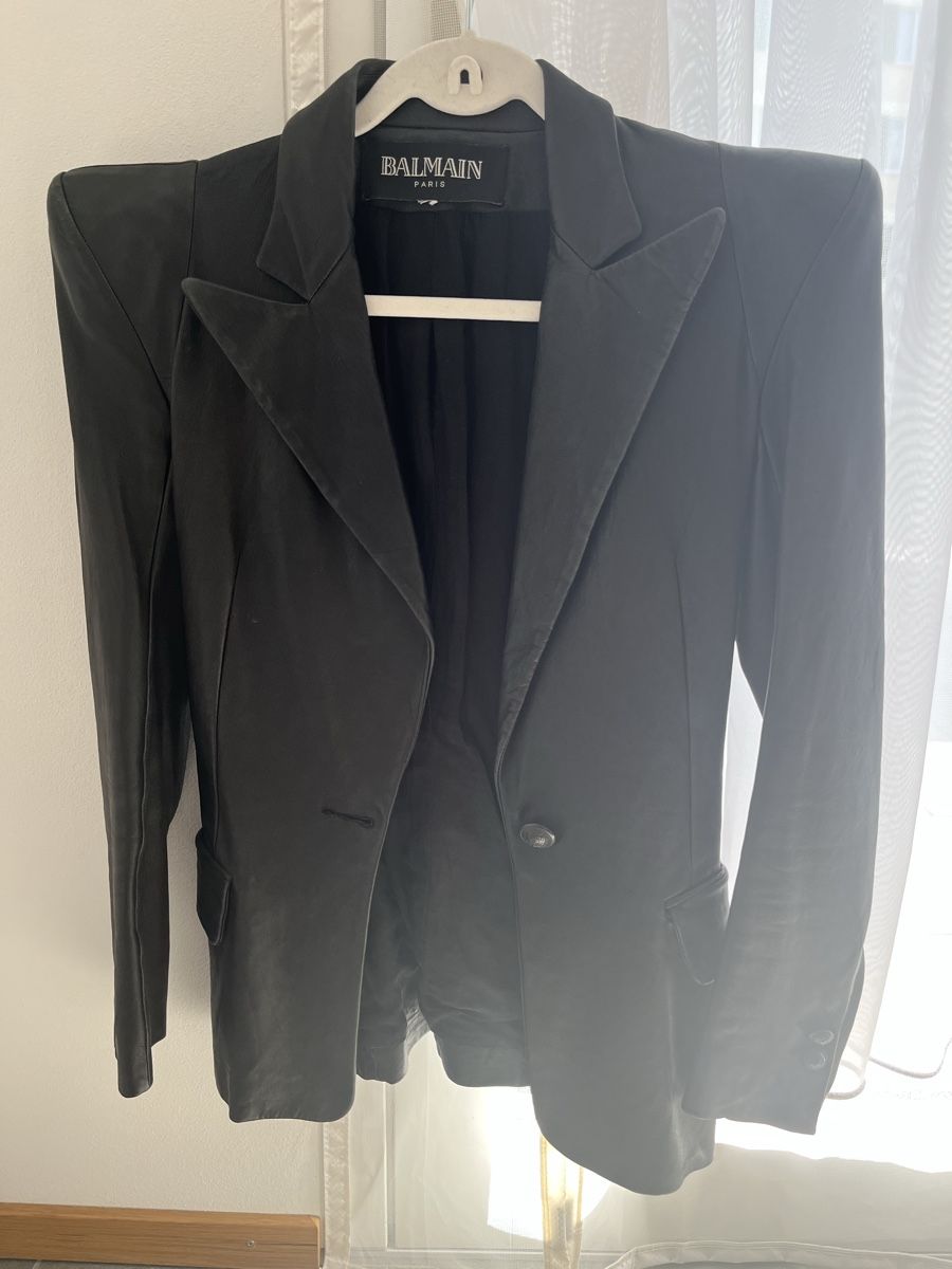 Balmain Giacche: Balmain Vintage Leder Blazer – Usato da Zürich venduto da aaaaaaaaa00 2