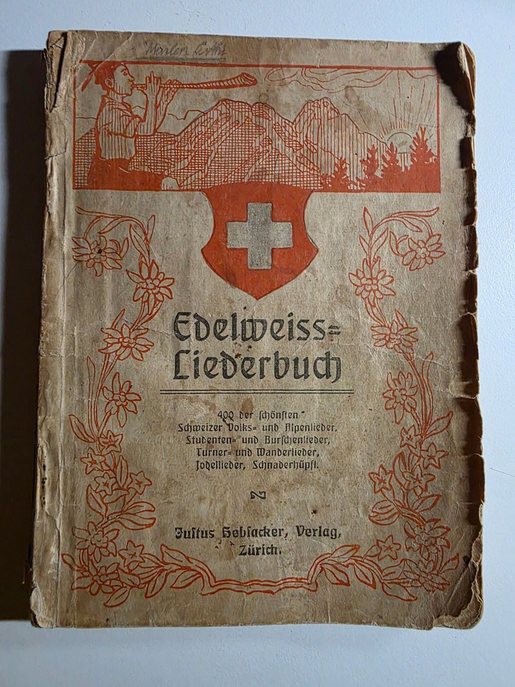 Libri: Antikes Edelweiss Liederbuch – Usato da Walterswil BE venduto da Lonitti
