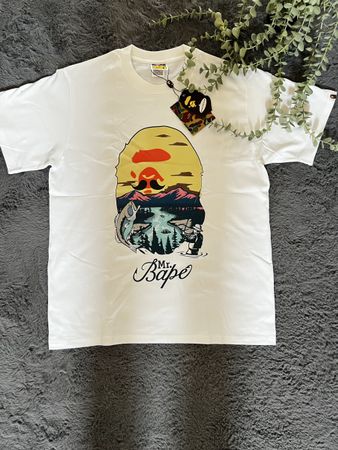 Bathing Ape (BAPE) Mr. Bape Graphic Tee - Size Medium