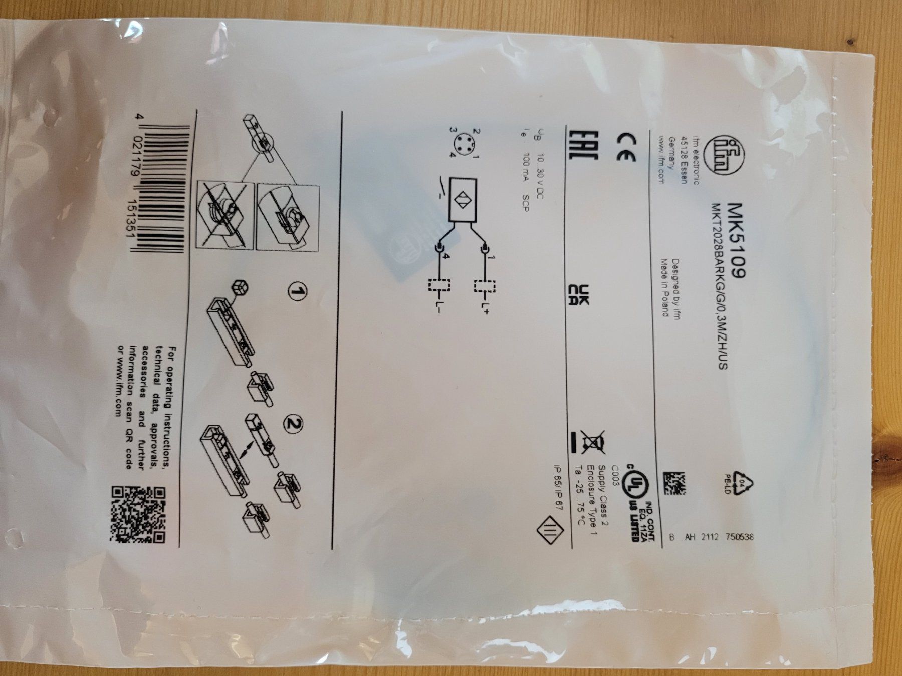 Altro per industria metallurgica: IFM MK5109 Magnetsensor - ungebraucht & originalverpackt – Nuovo e nell'imballaggio originale da Lichtensteig venduto da pat_rgh9 1