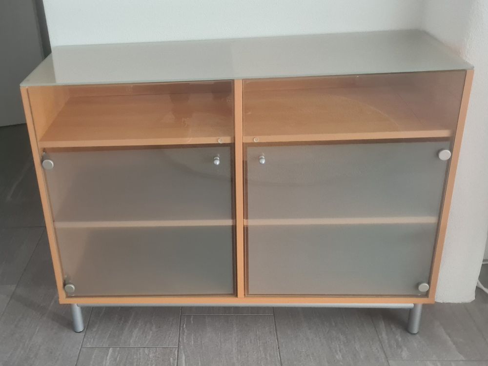 IKEA JUSSI Kommode Vitrine Schrank Kaufen auf Ricardo