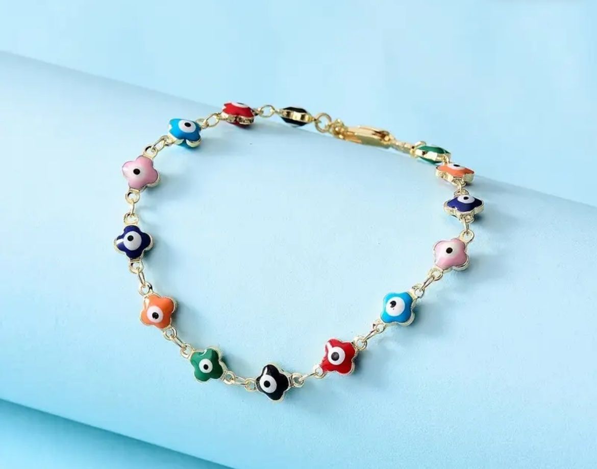 Bracciali & Braccialetti: Armband mit "Evil Eye" Glücksbringer – Nuovo e nell'imballaggio originale da Gams venduto da Mariawicca 1