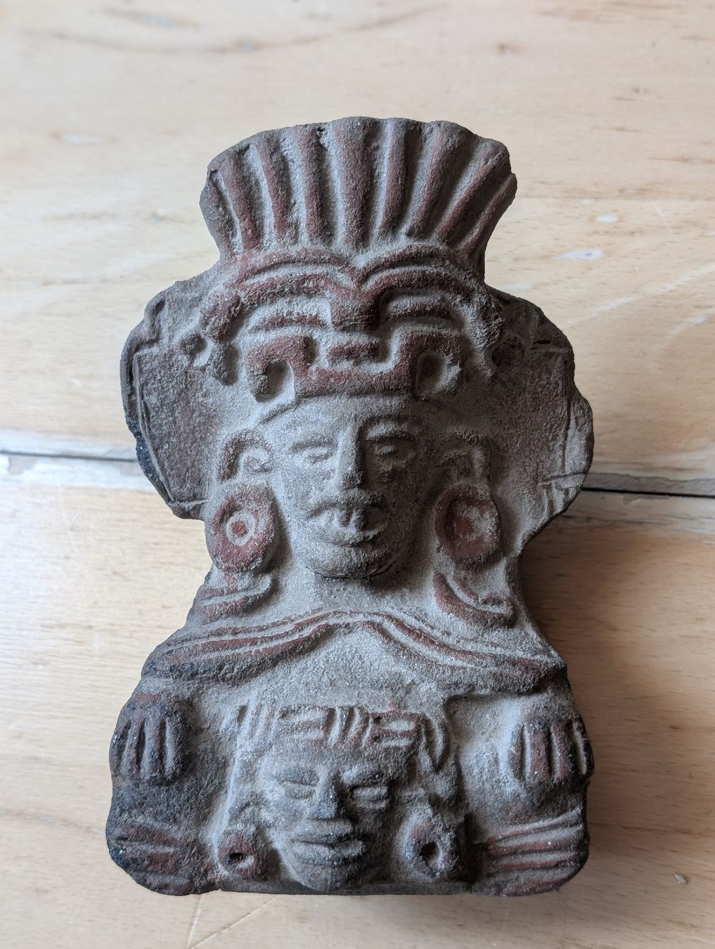 Sculture & Statue: Ancienne Statuette / Urne en Terre Cuite - Style Précolombie – Usato da Daillens venduto da cla_sj2w