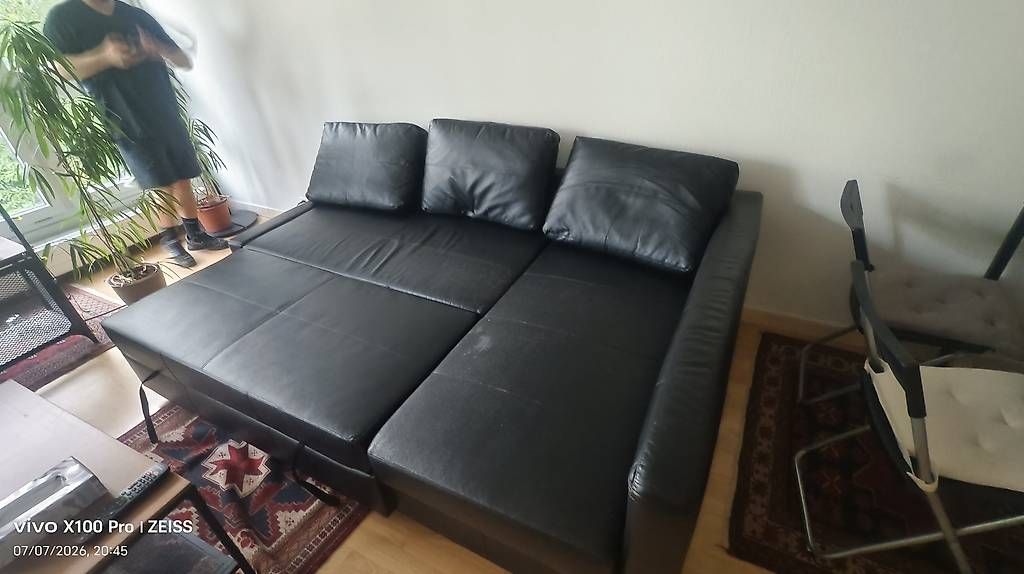 Sofas: IKEA FRIHETEN LEDER SCHLAFCOUCH  – Gebraucht aus Oberglatt ZH von ksv_hcn2