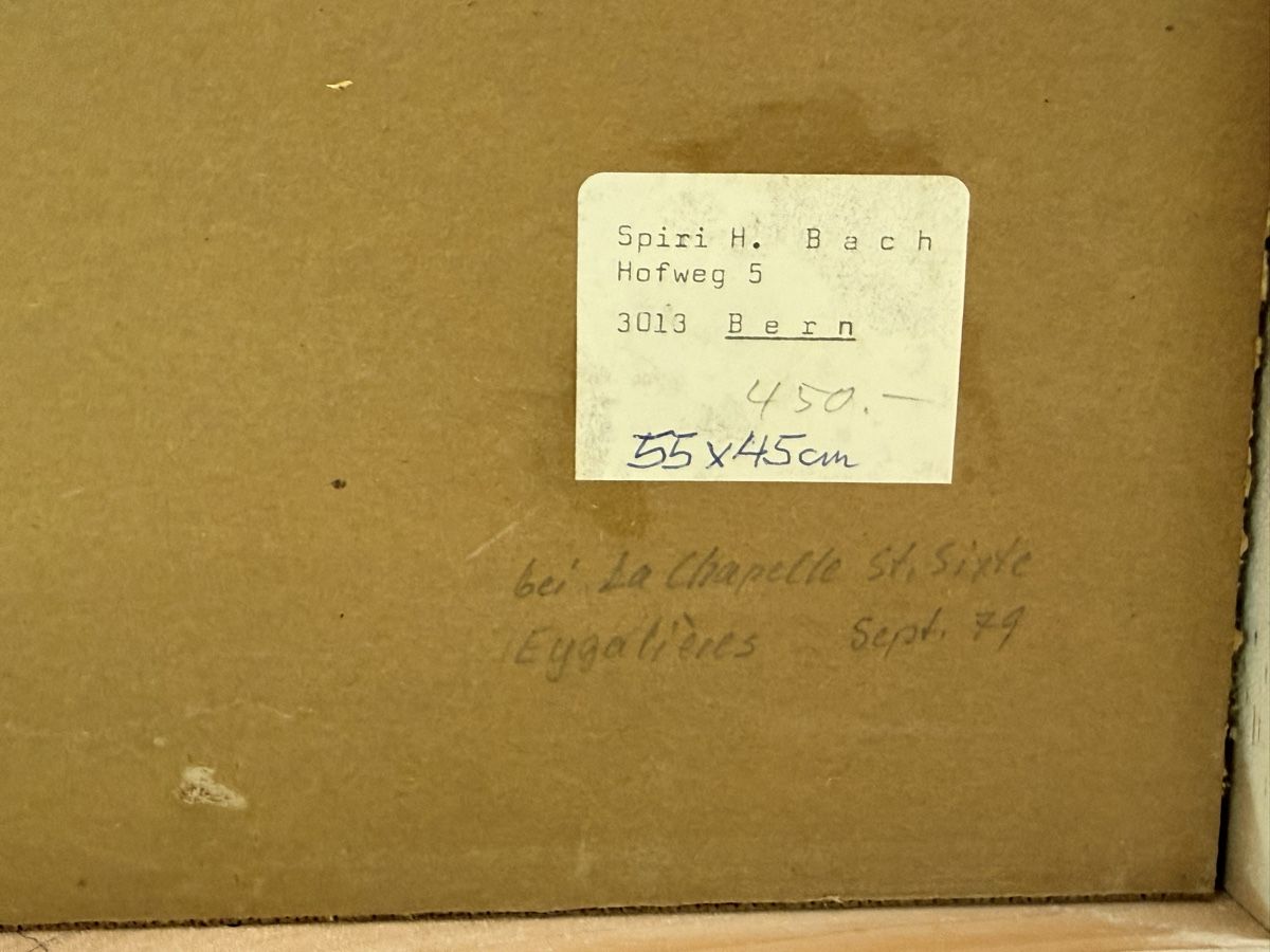 Gemälde: Spiri H. Bach - Ölgemälde – Gebraucht aus Solothurn von NUVICO 6